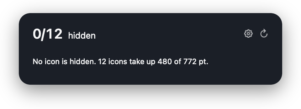 Store-edition window: the count 0/12 and one sentence about it